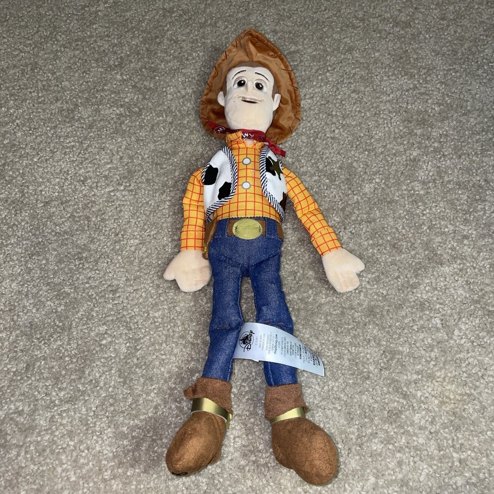 Disney Store Woody Plush Toy 18" - Toy Story Pixar Andy Boots Authentic